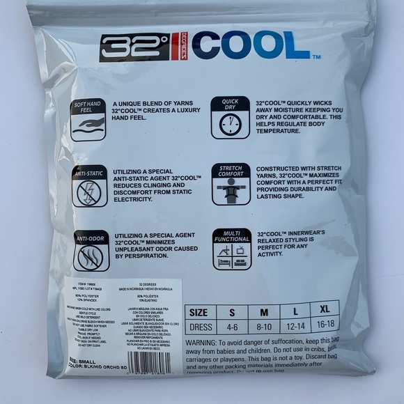 32 Degrees Womens Short Sleeve 2-Pack Black/Orchid - Picture 2 of 7